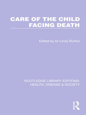 cover image of Care of the Child Facing Death